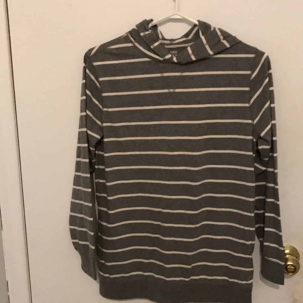 Old Navy Boys Hoodie -Size XL - White/ Grey